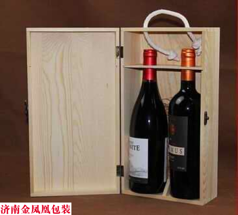 进口松木红酒木盒 进口松木红酒木盒 红酒包装盒