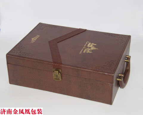 大V型宽版皮盒 大V型宽版皮盒 红酒包装盒