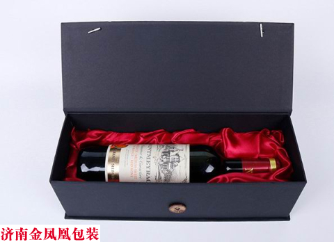 酒红色红酒纸盒单支 酒红色红酒纸盒单支 红酒包装盒
