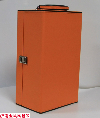 橘色水钻 橘色水钻 红酒包装盒