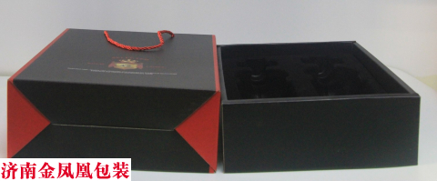 经典黑纸盒 经典黑纸盒 红酒包装盒